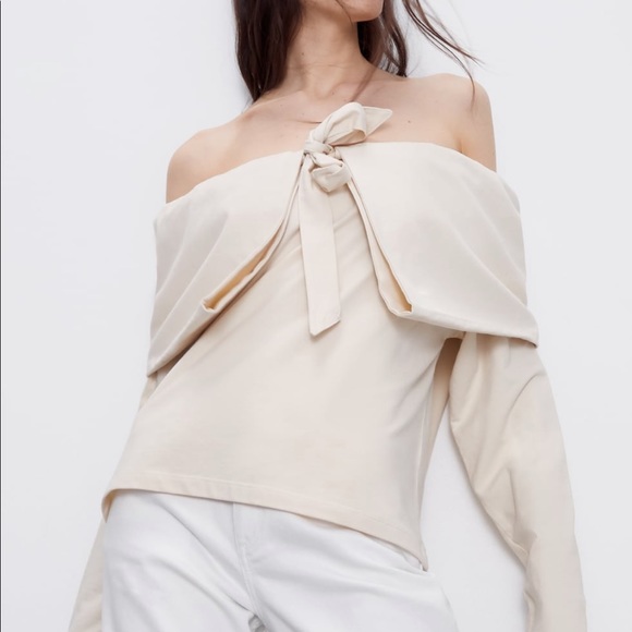 Zara Sweatshirt with Bib Collar - Picture 2 of 7